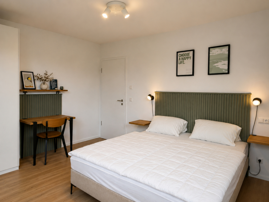 Hochwertig ausgestattete Traumferienwohnung im Nordsee Park Dangast - Schlafzimmer (47175)