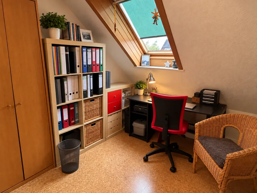 Ankommen, Einziehen, Wohlfühlen- attraktives Einfamilienhaus in ruhiger Wohnlage von Bockhorn - Arbeitszimmer (50463)