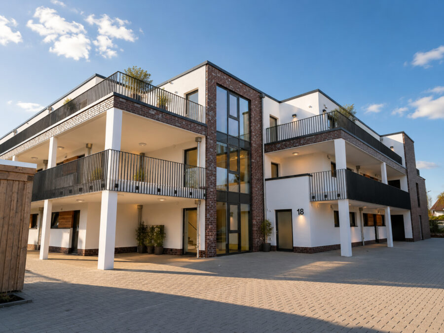 Nachhaltig investieren: Neubau-Objekt in Neuenburg- mieten oder kaufen - Frontansicht (43617)