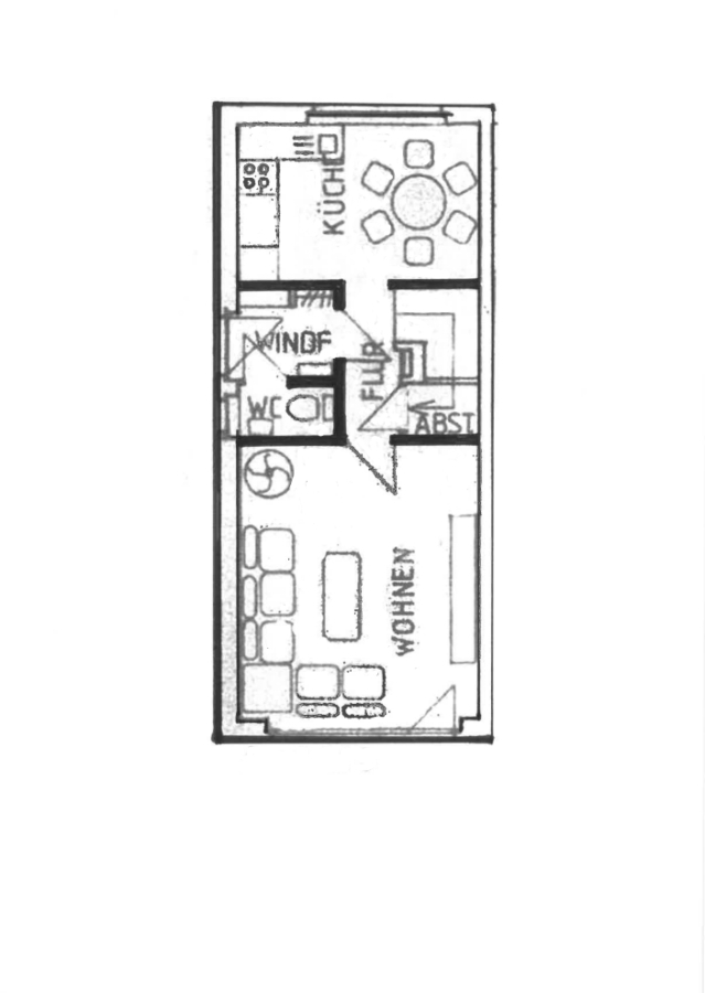 Ferienhaus in bester Lage von Dangast – strandnah, charmant und sofort nutzbar - Grundriss EG (48915)