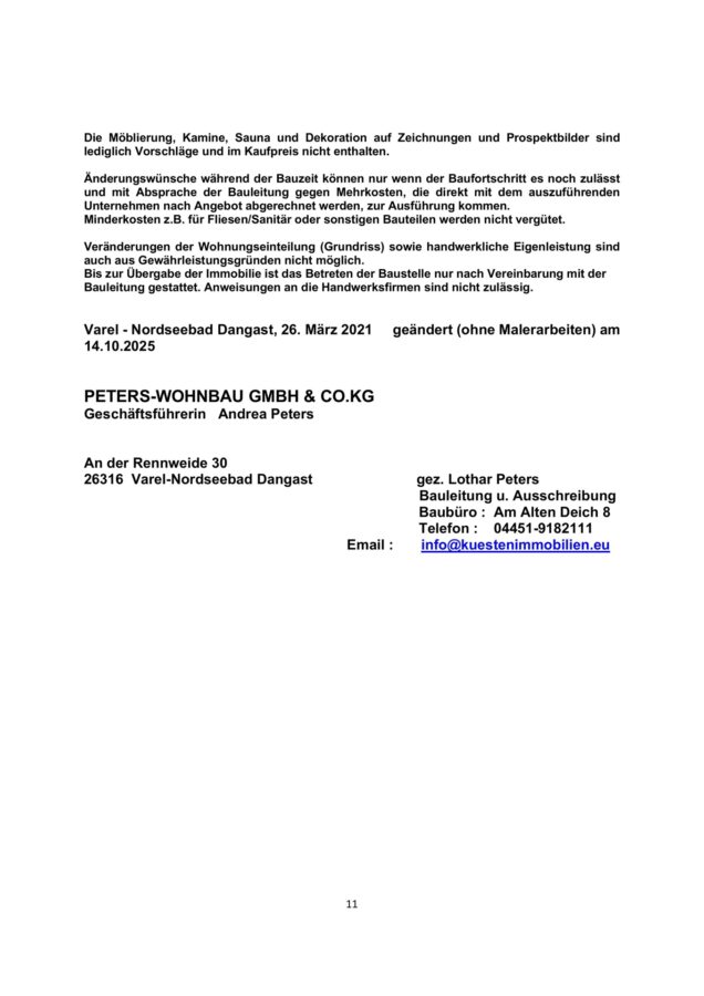 Nordsee erleben & profitieren - Traumferienwohnung in Dangast Nr. 44 WG 1 - Seite 11 (43038)