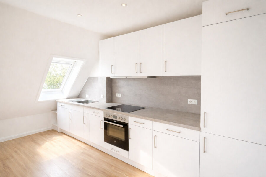 Exklusiv modernisierte 2-Zimmer-Wohnung mit Südloggia und Tiefgaragenstellplatz - Küche (38990)