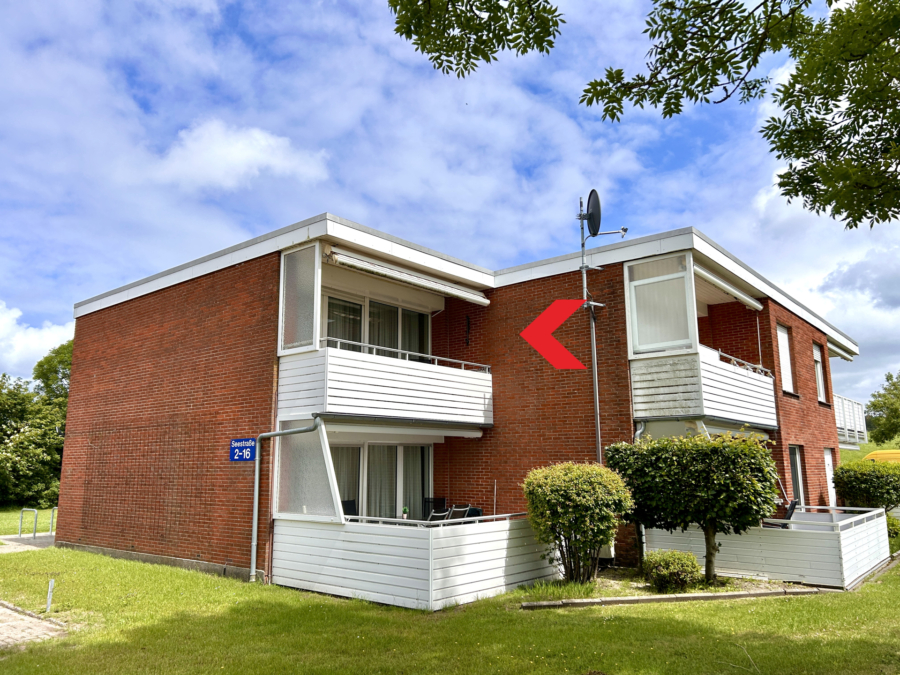 Traumhafte Auszeit an der Küste: Ferienwohnung in begehrter Strandnähe von Horumersiel - Hausansicht (45967)