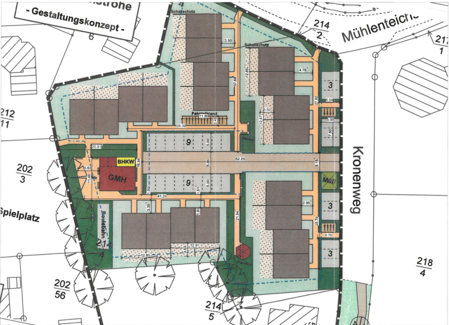 Projektgrundstück in Varel – Obenstrohe| ca. 1.700 m² geplante Wohnfläche - Gestaltungskonzept Bild (49574)
