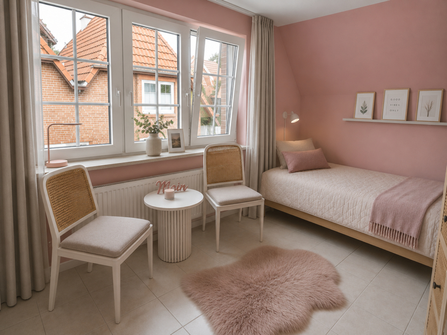 Nur wenige Schritte zum Meer: Charmantes Reihenmittelhaus im Nordseebad Dangast - Virtuell eingerichtet (45895)