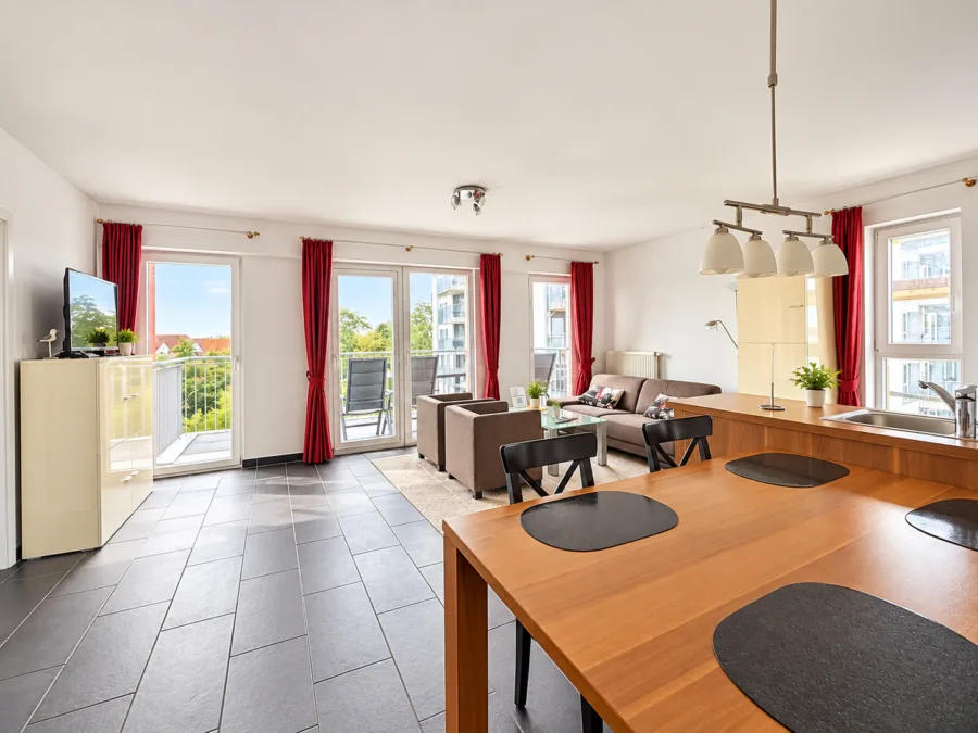 Meer, Strand & Erholung ganz nah- Ferienwohnung 51.3.S im Nordsee Park Schillig - Wohnzimmer (50005)