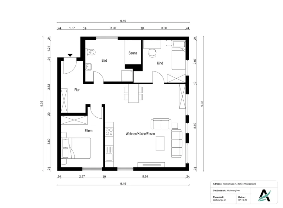 Meer, Strand & Erholung ganz nah- Ferienwohnung 51.3.S im Nordsee Park Schillig - WG 51.3.S (50013)