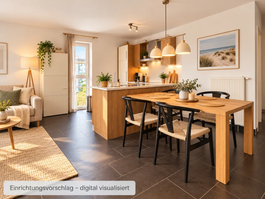 Meer, Strand & Erholung ganz nah- Ferienwohnung 51.3.S im Nordsee Ferienpark Schillig - Visualisierung (50672)