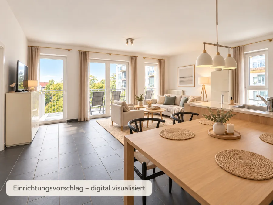 Meer, Strand & Erholung ganz nah- Ferienwohnung 51.3.S im Nordsee Ferienpark Schillig - Visualisierung (50670)