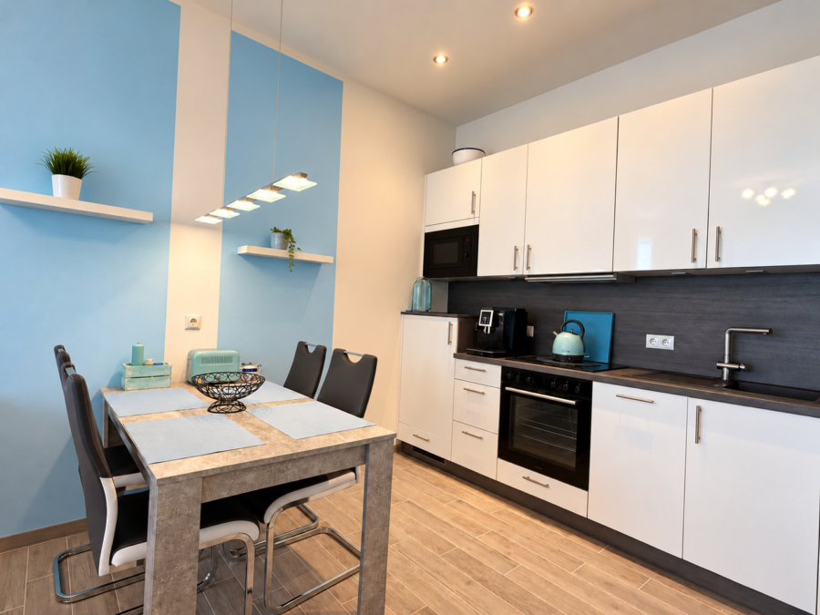Moderne Wohnung mit Küstenflair im Nordsee Park Dangast – Eigennutzung oder Ferienvermietung! - Essbereich (49326)