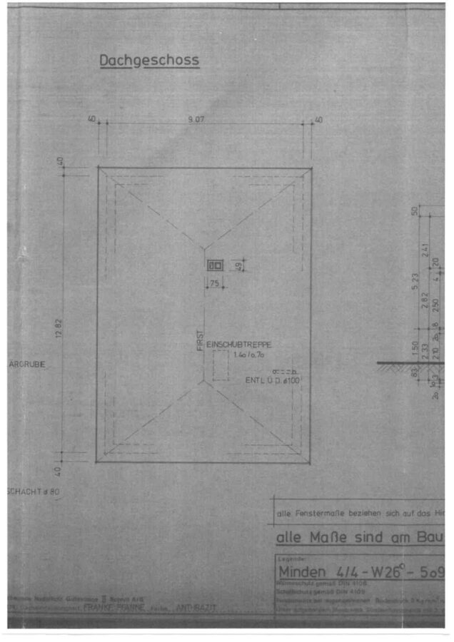 Wohnhaus-Gewerbe-Baugrundstück - Viel Gestaltungspotenzial! - Grundriss DG Nr. 15 (43575)