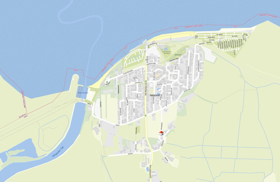 Neuwertige 2-Zimmer-Wohnung mit freiem Blick in Dangast - Geolyzer (40807)