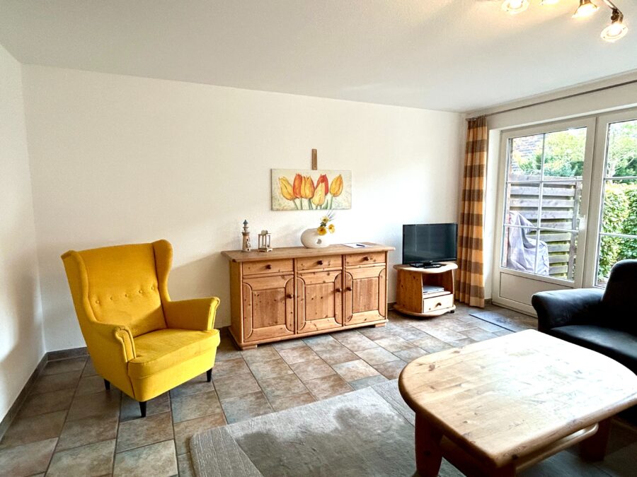 Reihenendhaus in ruhiger Lage von Dangast – strandnah und gepflegt - Wohnzimmer WG (32839)