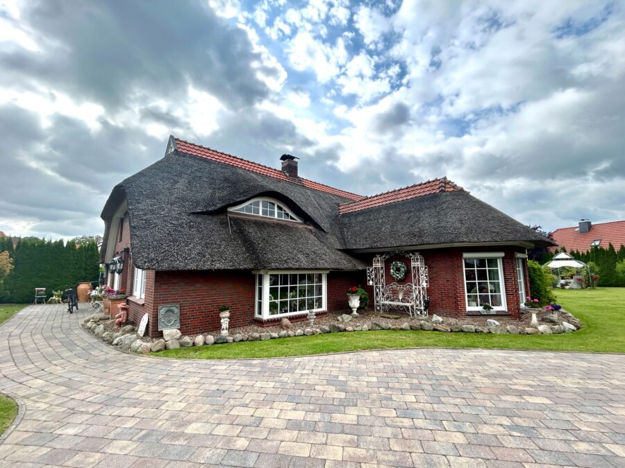 Friesische Gemütlichkeit unter Reet - Frontansicht (34395)