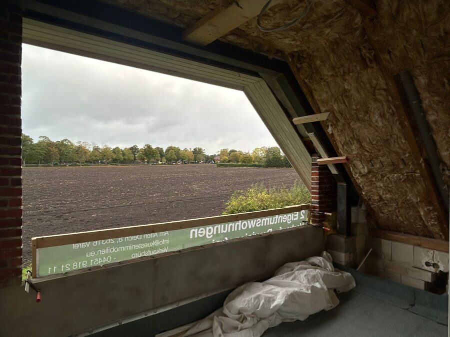 Wohlfühlwohnung mit Loggia am Gröningshof in Dangast - Loggia Ausblick (33034)