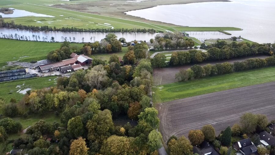 Bauvorhaben in Dangast mit denkmalgeschütztem Bestandsgebäude - Umgebung (40515)