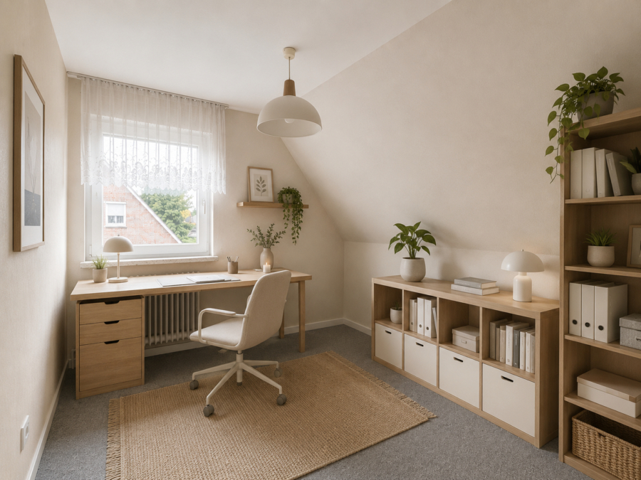 Familienfreundliches Einfamilienhaus in Dangastermoor! - Arbeitszimmer - virtuell eingerichtet (45936)