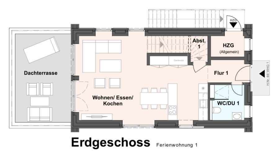 ***Nordsee erleben & profitieren*** Ferienwohnung im Nordsee Park Dangast- Haus 44 WG 1 - Erdgeschoss (48423)