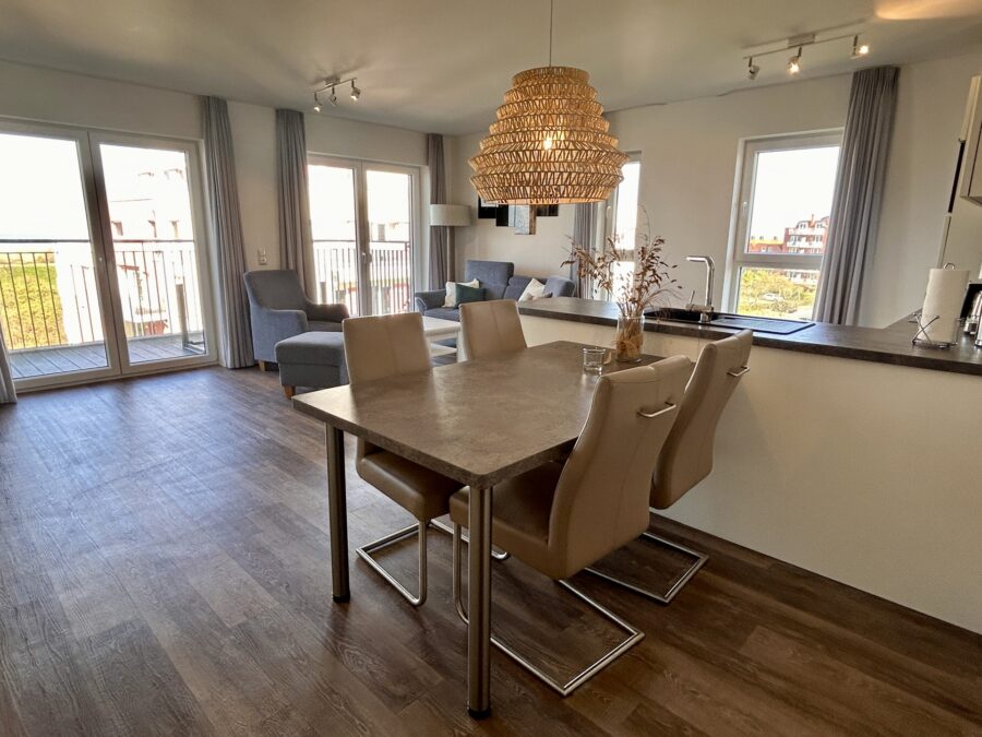 Traumwohnung mit Meerblick in Schillig an der Nordsee - 50.4.N - Essbereich (40422)