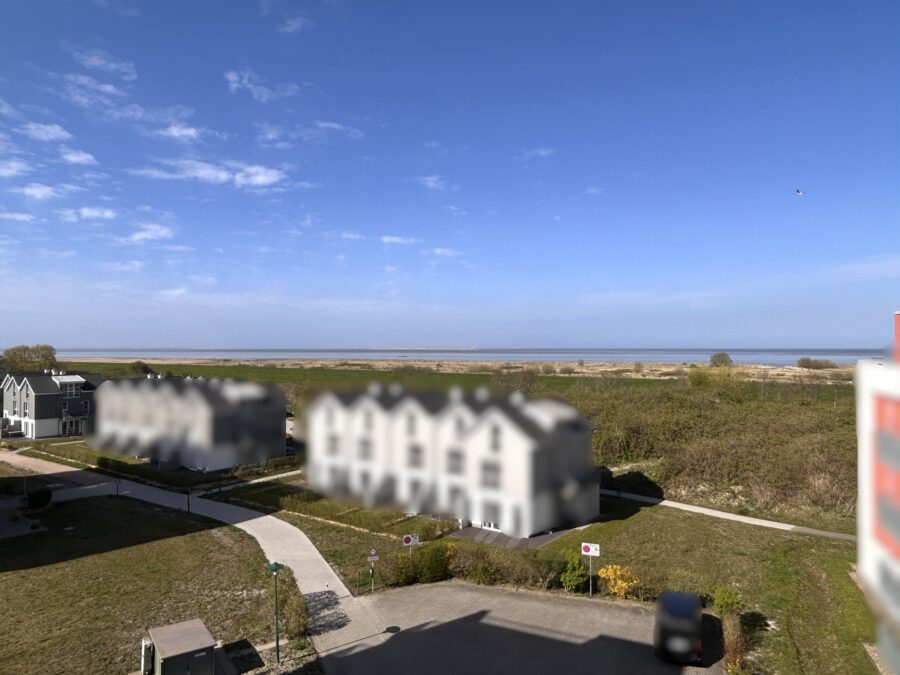 Traumwohnung mit Meerblick in Schillig an der Nordsee - 50.4.N - Aussicht (40431)
