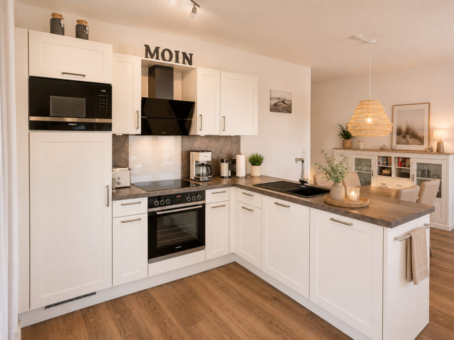 Traumwohnung mit Meerblick in Schillig an der Nordsee - 50.4.N - Küche (43138)