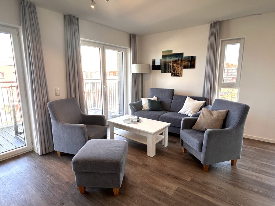 Traumwohnung mit Meerblick in Schillig an der Nordsee - 50.4.N - Wohnbereich (40424)