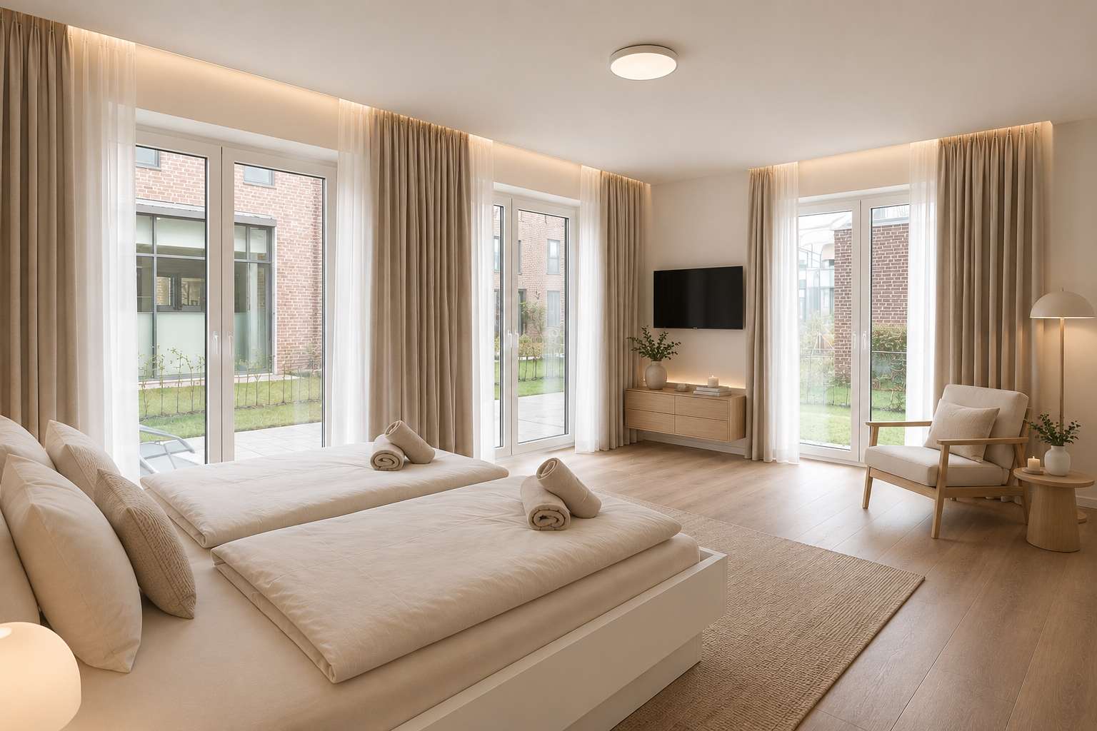 Schlafzimmer - virtuell erstellt