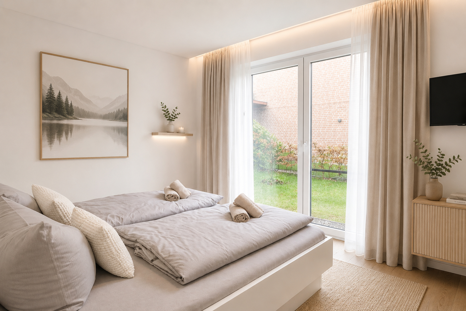 Schlafzimmer - virtuell erstellt