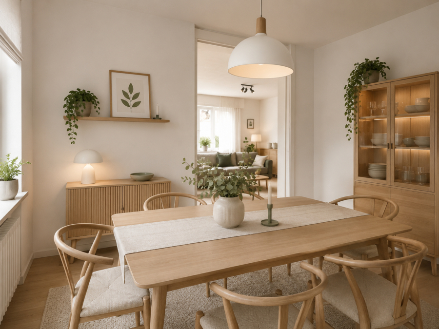 Zweifamilienhaus mit vermieteten Wohneinheiten auf großzügigem Grundstück - Essbereich - virtuell eingerichtet (45851)
