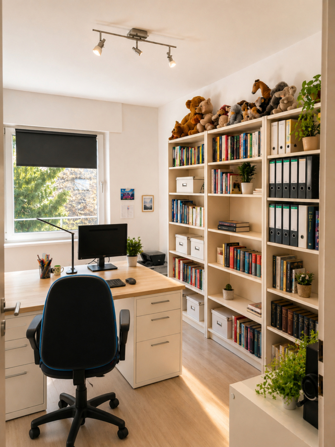 Zweifamilienhaus mit vermieteten Wohneinheiten auf großzügigem Grundstück - Büro (45840)