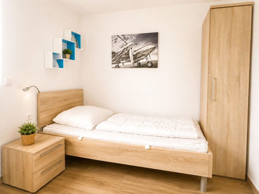 Exklusives Ferienhaus im Ferienpark Sehestedt - Schlafzimmer (41803)