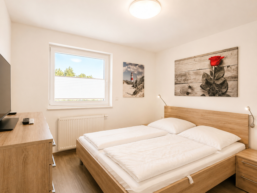 Ihr Nordsee-Rückzugsort – Ferienhaus für Selbstnutzer und Feriengäste - Schlafzimmer 2 (45991)