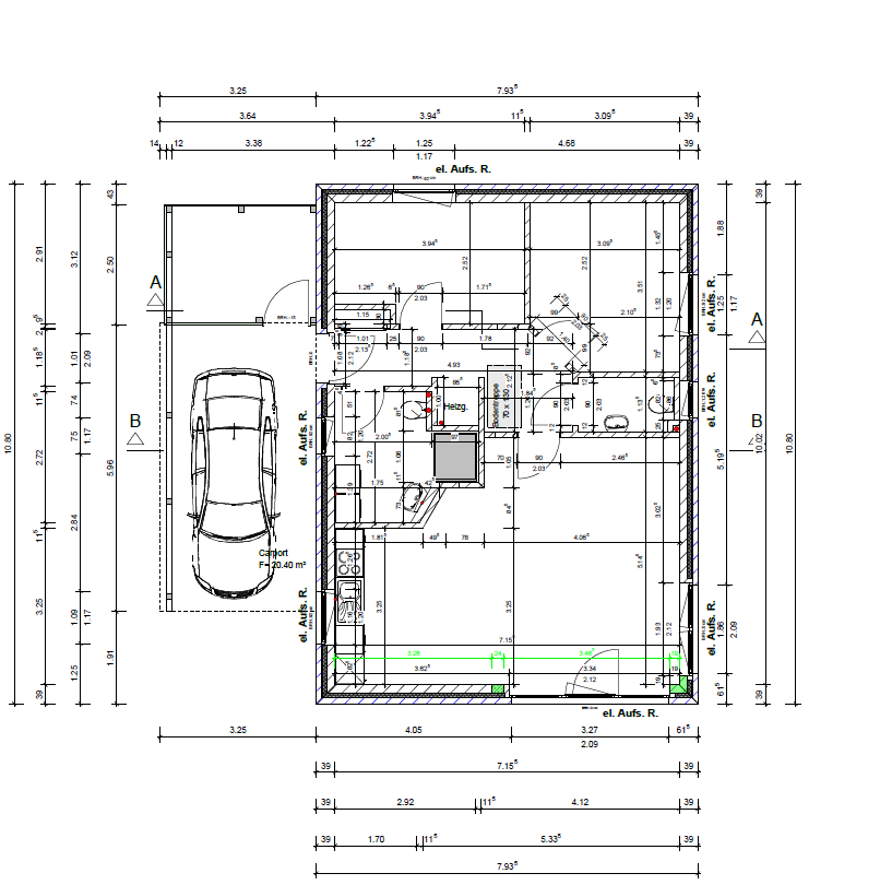 Exklusives Ferienhaus im Ferienpark Sehestedt - Grundriss Brachvogelweg 35 (41810)