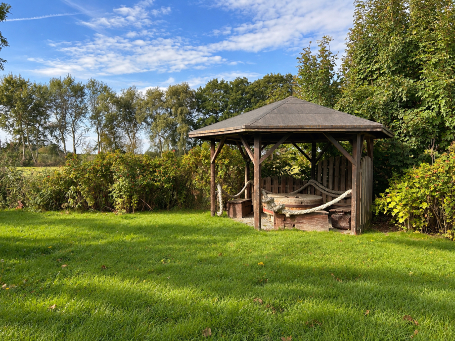 Einzigartige Ferienimmobilie- historische Mühle in Westerbur - Garten (49388)