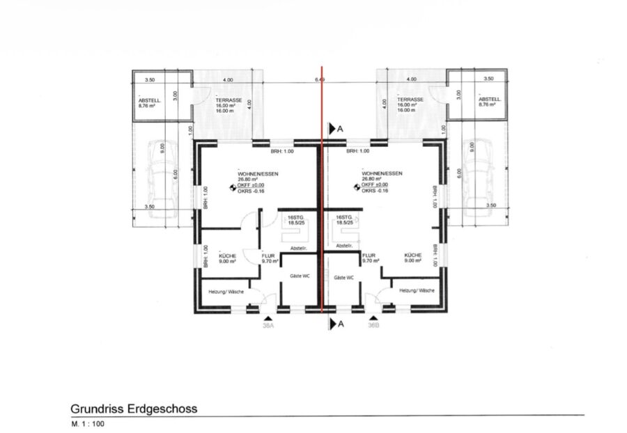 Junge Familien aufgepasst! Durch Eigenleistung günstiger zum Eigenheim! - Grundriss EG (37556)