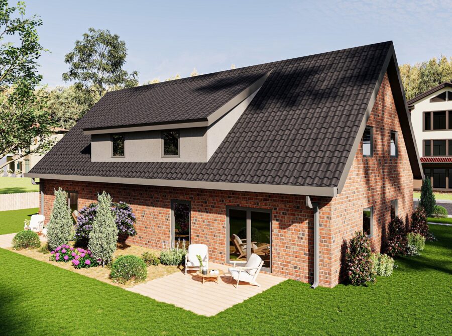 Junge Familien aufgepasst! Durch Eigenleistung günstiger zum Eigenheim! - Ansicht Norden - 2 (37552)