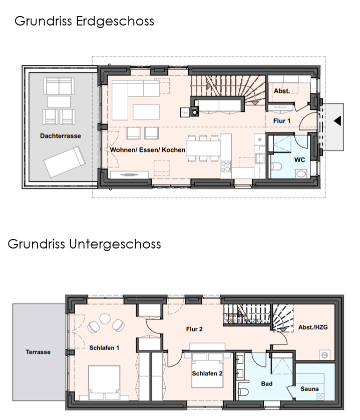 Investieren, Entspannen und Profitieren – Ihre Ferienimmobilie im Nordsee Park Dangast Haus-Nr.: 42 - Grundriss (45749)