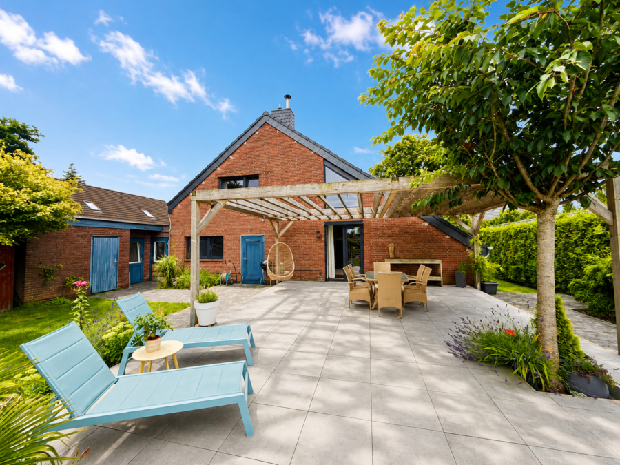 Idyllische Familienoase in Dangastermoor - Garten (46618)