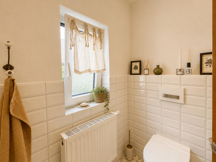Idyllische Familienoase in Dangastermoor - Badezimmer (46623)