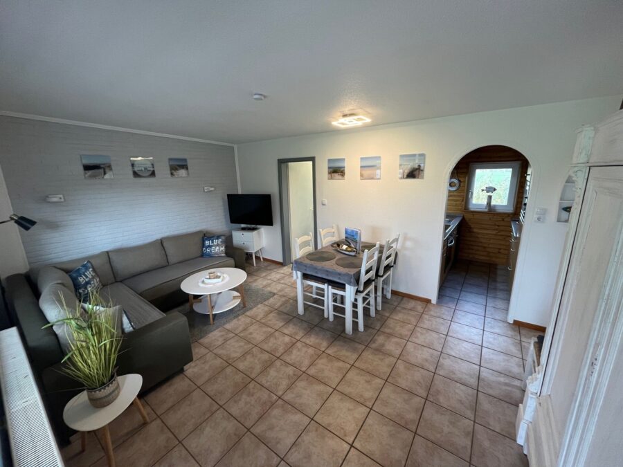 Ferienhaus-Ensemble in Traumlage – Ihr privates Paradies an der Nordsee mit Top-Rendite - Wohnzimmer Whg. 2 (34587)