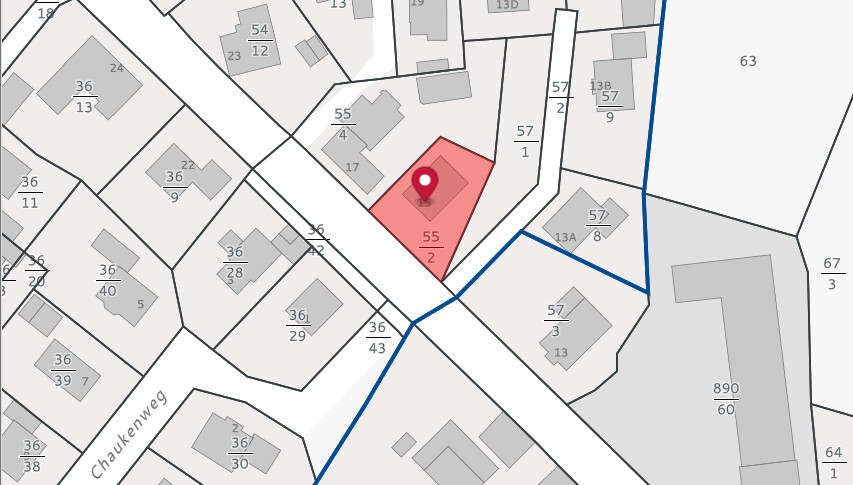 Großzügiges Einfamilienhaus mit Garten und Gestaltungspotenzial - Renovierungsbedürftig - Flurkarte (38140)