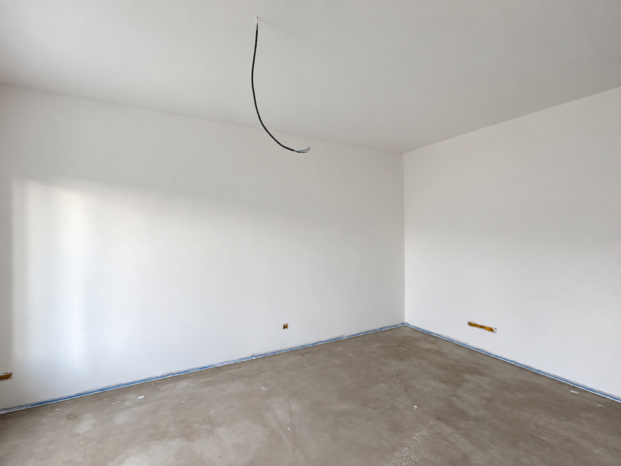 Neubau trifft Energieeffizienz: Moderne Doppelhaushälfte in Zetel - Wohn- und Essbereich (48874)